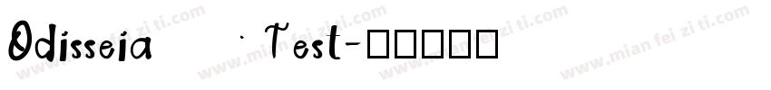 Odisseia Test字体转换